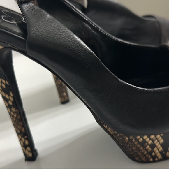 Jessica Simpson high heels size 6.5 sling back - Picture 3 of 7